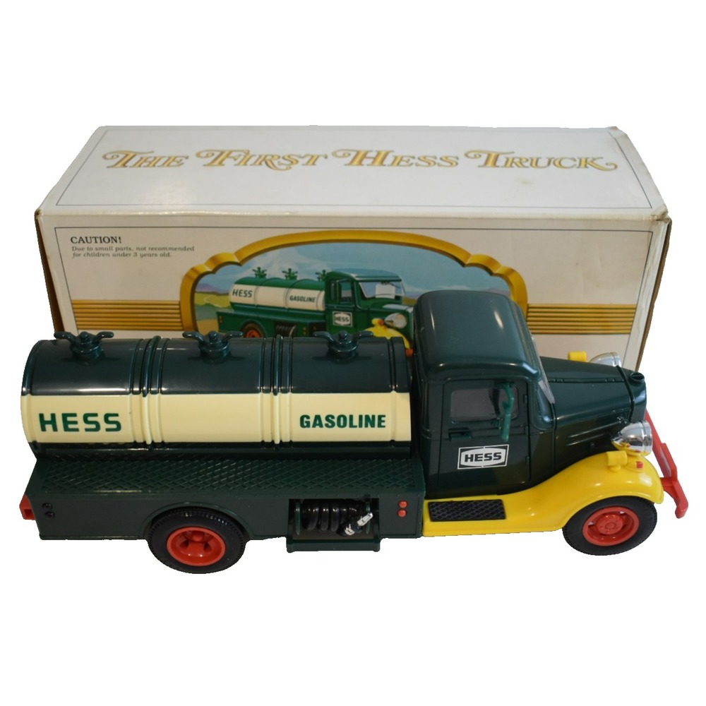Hess Truck The First Hess Truck Toy Coin Bank 1982-83 Original Box Vintage